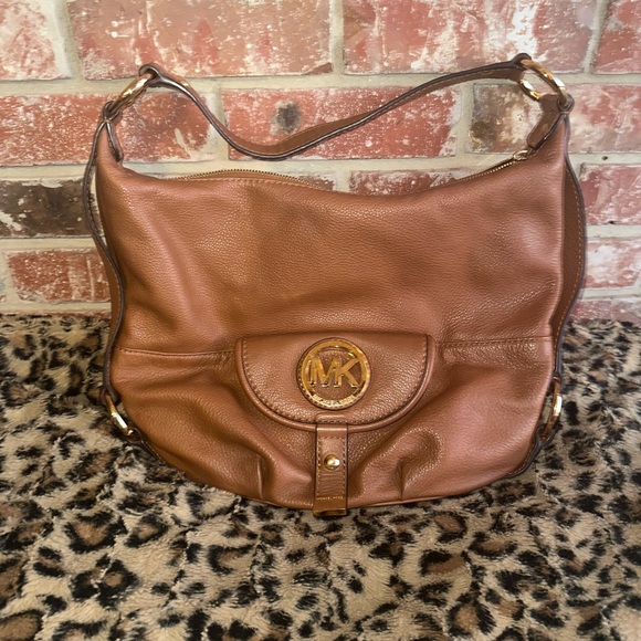 Michael Kors Fulton Camel Brown
Leather Satchel Shoulder Bag Handbag - Picture 4 of 7